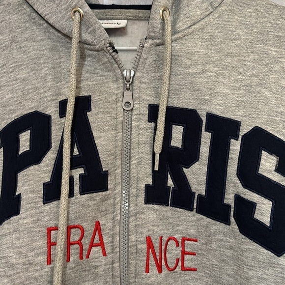 O'PAristyle Gray Women's Zip up Hoodie Size Small - Picture 11 of 12